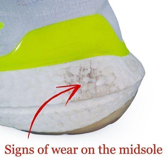 Adidas UltraBoost 21 'White Solar Yellow' Running Shoes FY0401 Women's 8 - Picture 12 of 12